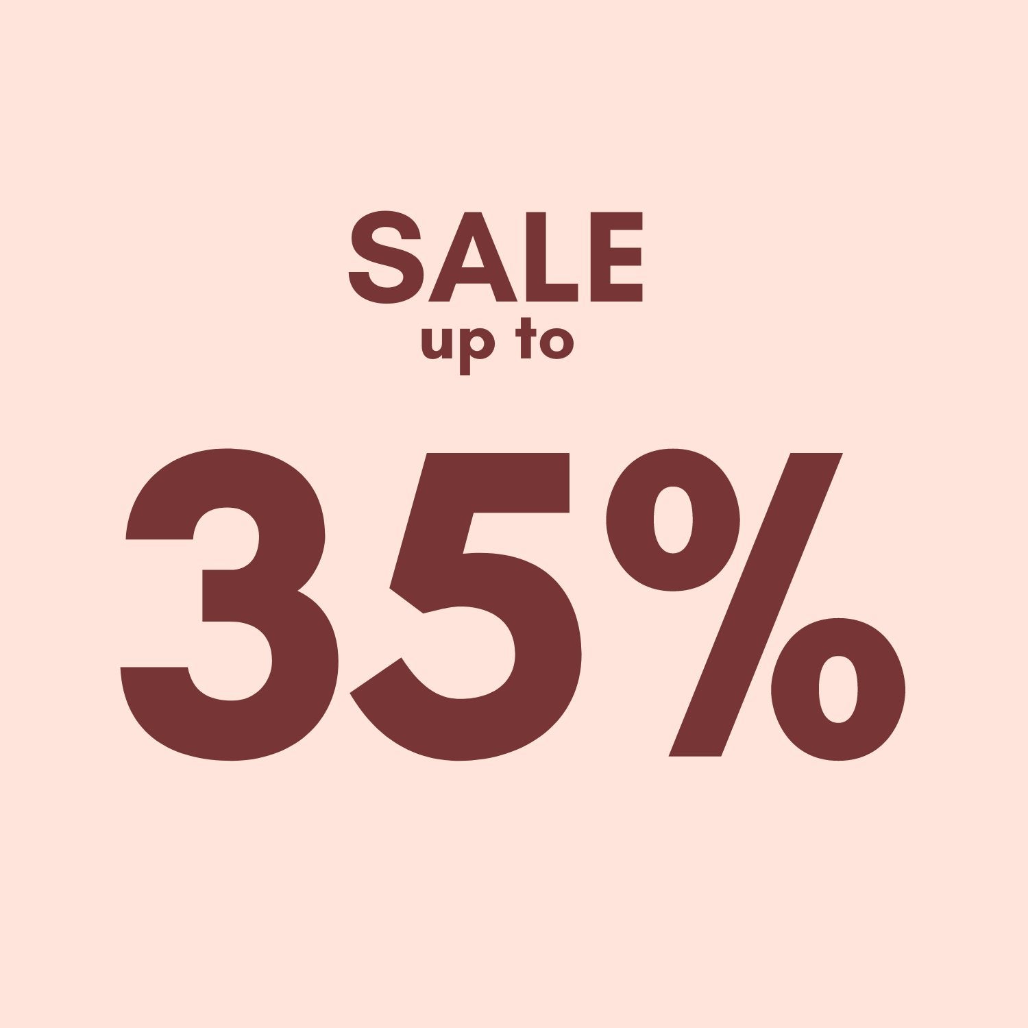 Sale Off - up to 35%