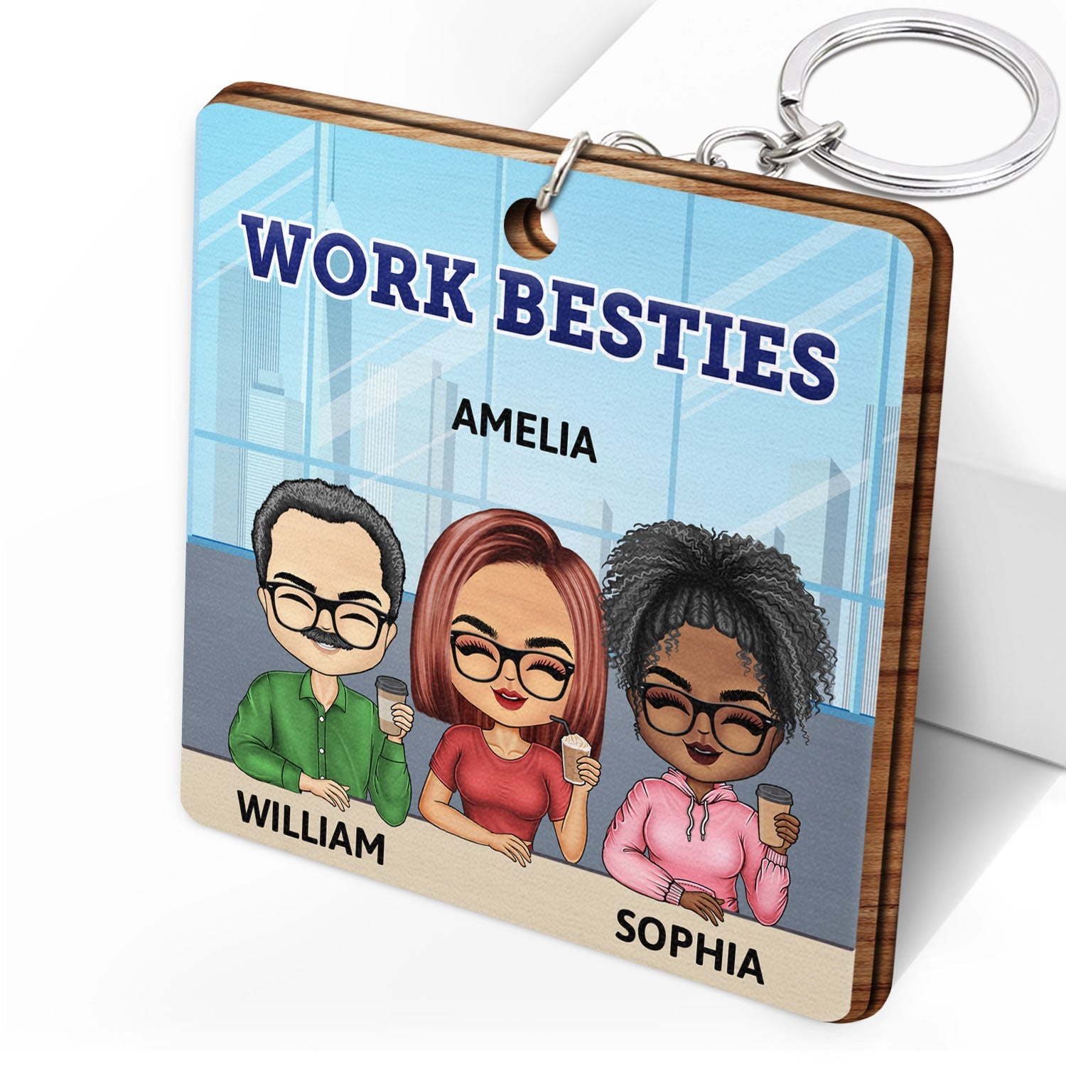 Wooden Keychain – Wander Prints