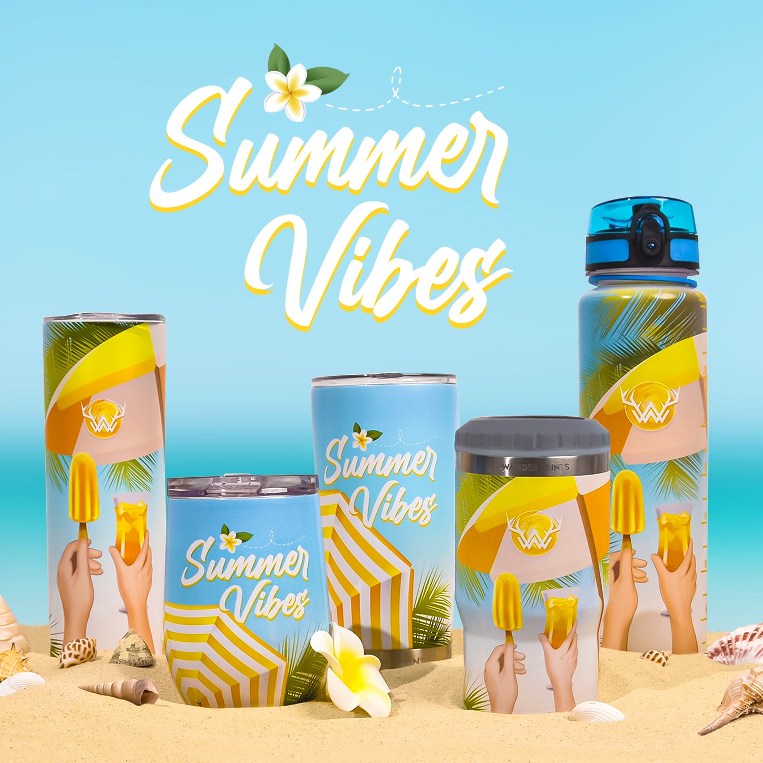 Summer Vibes - Summer Drinkware Collection