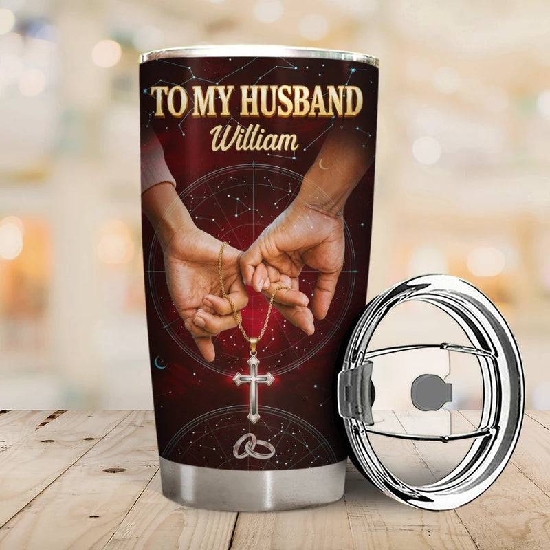 Top Market,Christian,Romantic,Gift For Couples,Vector - Couples I Choose You - Personalized Tumbler