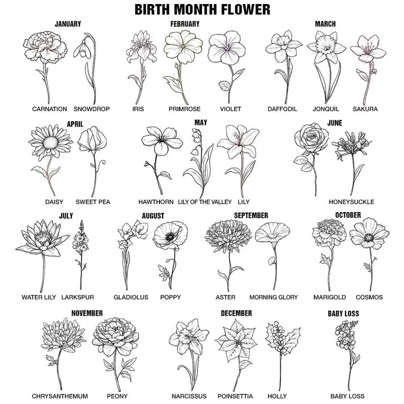 Gift For Yourself, Gift For Women, Reading, Happy - Birth Month Flower & Name - Personalized Circle Leather Magnetic Bookmark