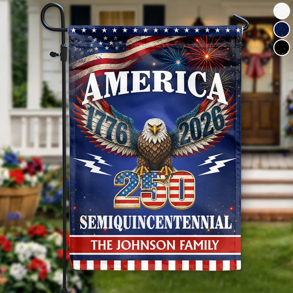 250 Years America Semiquincentennial - Personalized Flag – Wander Prints