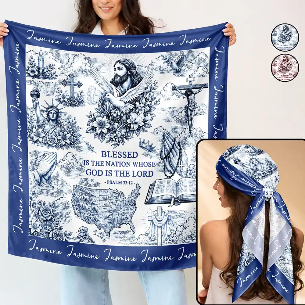 Gift For Yourself,Gift For Women,Happy,Independence Day,America 250th,Gift For Yourself,Gift For Women,Happy,Independence Day,America 250th - 250 Years Of America Blessed Is The Nation - Personalized Scarf
