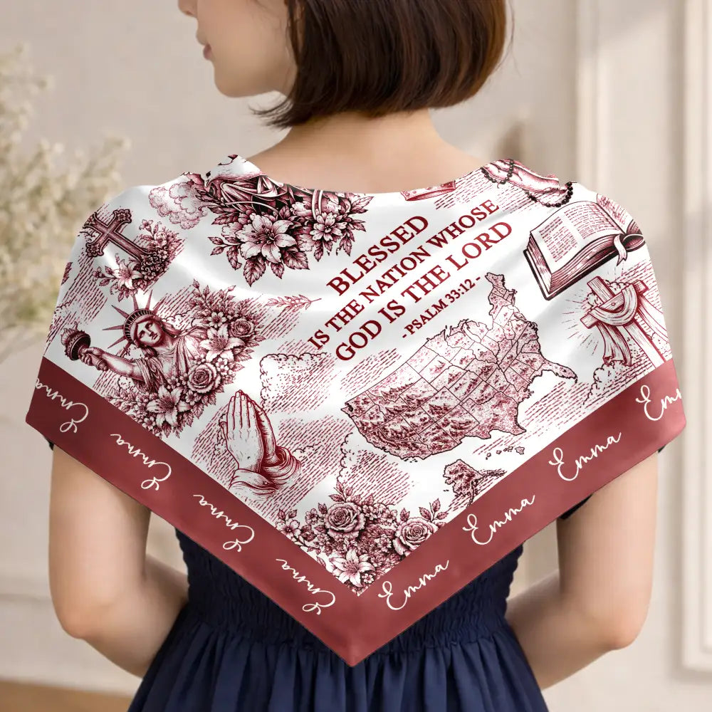 Gift For Yourself,Gift For Women,Happy,Independence Day,America 250th,Gift For Yourself,Gift For Women,Happy,Independence Day,America 250th - 250 Years Of America Blessed Is The Nation - Personalized Scarf