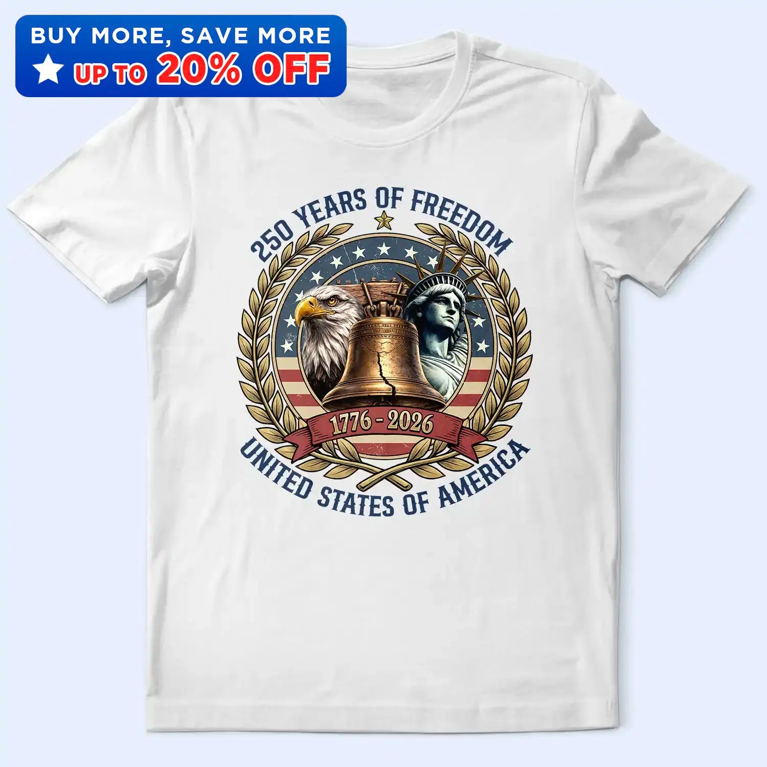 250 Years Of Freedom Liberty Bell - T Shirt