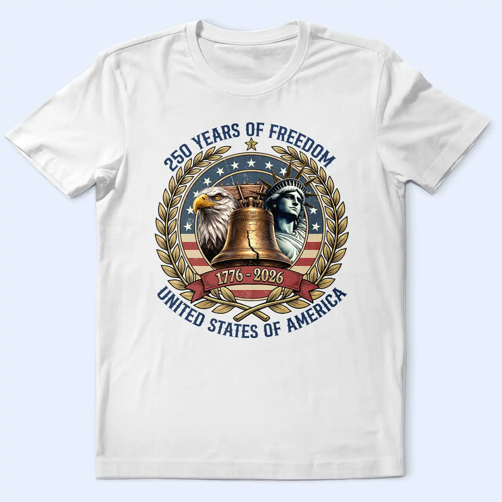 250 Years Of Freedom Liberty Bell - T Shirt