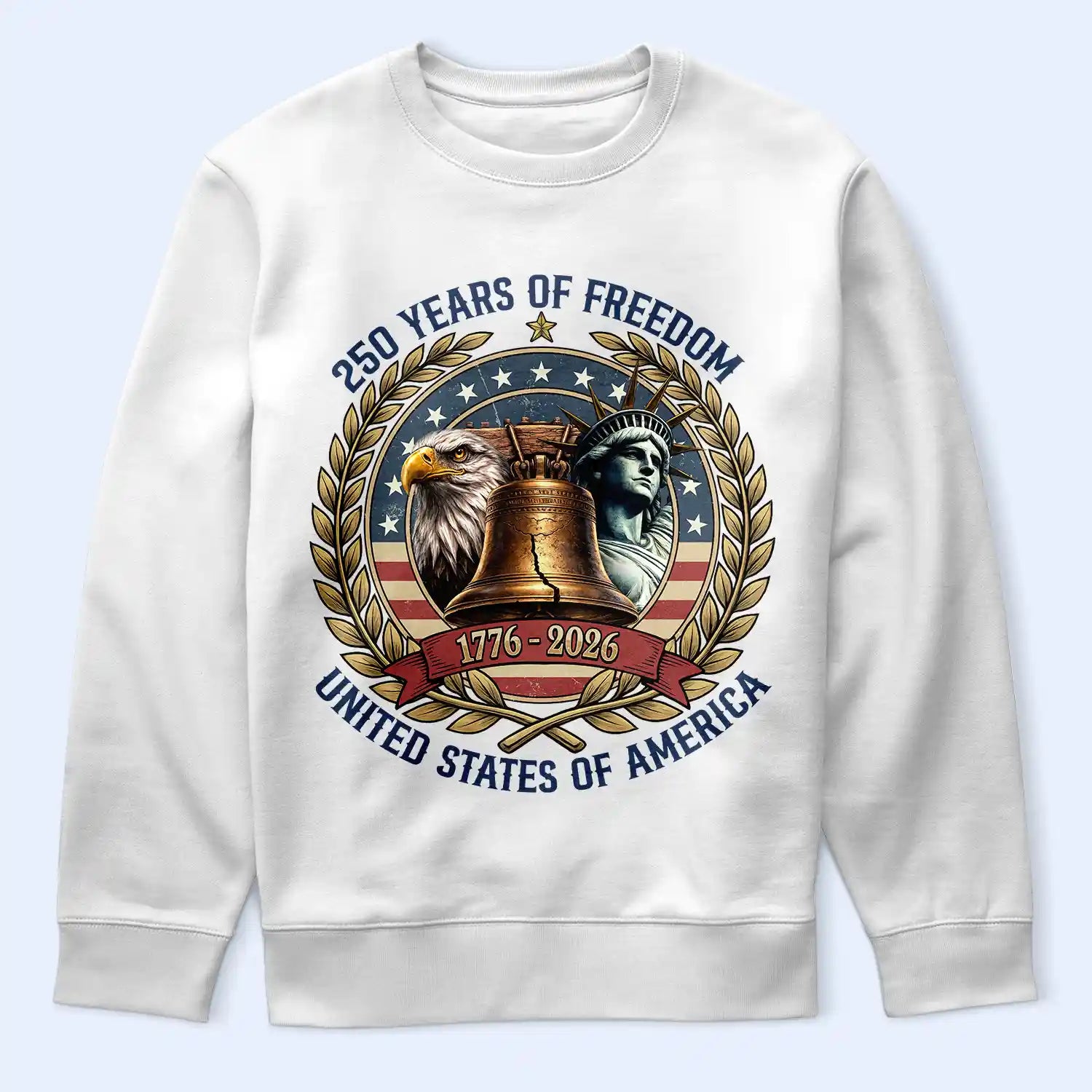 Independence Day,America 250th,Gift For Yourself,Happy,No Custom,Gift For Women,Gift For Men - 250 Years Of Freedom Liberty Bell - T Shirt