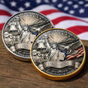 No Custom,America 250th,Independence Day,Gift For Yourself,Happy,Proud - 250 Years Of Freedom Vintage American Eagle - Commemorative Keepsake Coin