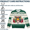 Gift For Couples,Parents,Pet Couple,Happy - 3D Effect Couple With Kids And Pets - Personalized Unisex Ugly Sweater