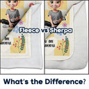 Gift For Women,Gift For Bestie,Gift For Sisters,Gift For Sibling,Love - 3D Besties Sisters Sending You Big Hugs - Personalized Fleece Blanket, Sherpa Blanket