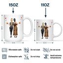 Gift For Bestie,Gift For Women,Top Market,Happy - 3D Besties Thank You For Being My Unpaid Therapist - Personalized Mug