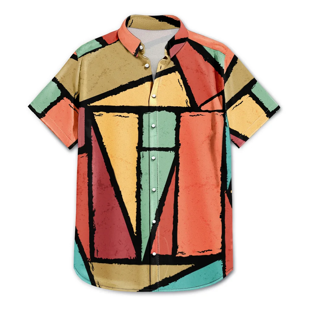 Gift For Grandpa,Gift For Father,Funny - 3D Cartoon Kid This Papa Grandpa Dad Belong To - Personalized Hawaiian Shirt