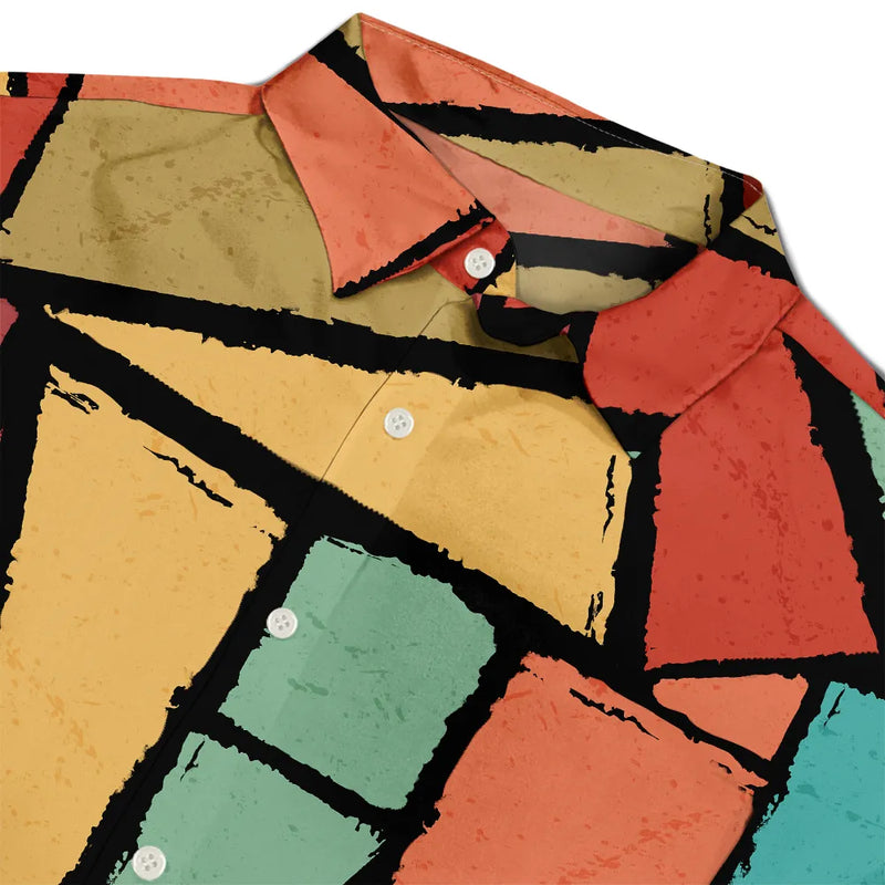 Gift For Grandpa,Gift For Father,Funny - 3D Cartoon Kid This Papa Grandpa Dad Belong To - Personalized Hawaiian Shirt