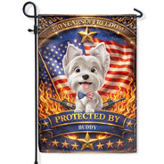 Pet Lovers,Dog Lovers,Cat Lovers,Family,Happy,Top Market,Independence Day - 3D Effect 250 Years Of Freedom Protected By Dog Cat - Personalized Flag