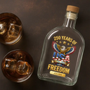 America 250th,Independence Day,Gift For Men,Gift For Yourself,Proud,Icon - 3D Effect 250th Anniversary - Personalized Whiskey Bottle
