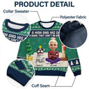 Christmas, Top Market, Pet Lovers, Pet Mom, Pet Dad, Dog Lovers, Dog Mom, Dog Dad, Happy - 3D Effect A Man And His Dog A Bond That Can't Be Broken - Personalized Unisex Ugly Sweater