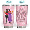 Gift For Bestie,Gift For Women,Happy,Top Market - 3D Effect Besties If You Fall I Will Pick You Up - Personalized Tumbler