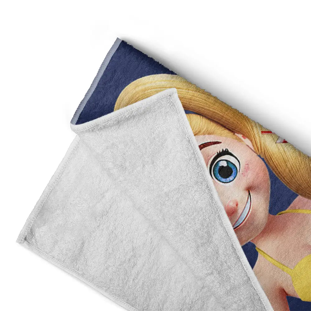 Happy,Gift For Bestie,Best friends' Hobby,Summer,Gift For Sisters,Beach - 3D Effect Besties Summer - Personalized Beach Towel