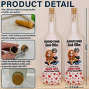 Gift For Husband,Gift For Wife,Gift For Boyfriend,Gift For Girlfriend,Love,Gift For Couples - 3D Effect Couple Annoying Each Other - Personalized Bottle Light