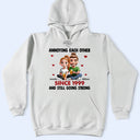 Gift For Couples, Gift For Husband, Gift For Boyfriend, Gift For Wife, Gift For Girlfriend, Love - 3D Effect Couple Annoying Each Other - Personalized T Shirt