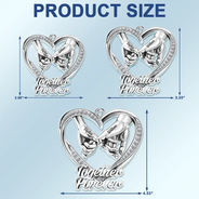Gift For Couples, LGBT, Gift For Women, Gift For Men, Love, Top Market - 3D Metal Effect Couple Holding Hands You & Me We Got This - Personalized Acrylic Car Hanger