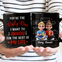 Gift For Couples,Old Couples,LGBT,Gift For Women,Gift For Men,Love,Gift For Wife,Gift For Husband,Gift For Boyfriend,Gift For Girlfriend,Top Market - 3D Effect Couple The Only One I Want To Annoy - Personalized Mug