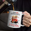 Gift For Couples,Old Couples,Gift For Women,Gift For Wife,Love,Top Market - 3D Effect Couple To My Wife Our Home Ain't No Castle - Personalized Mug