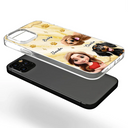 Pet Lovers,Pet Mom,Pet Dad,Dog Lovers,Dog Mom,Dog Dad,Cat Lovers,Cat Mom,Cat Dad,Gift For Women,Gift For Men,Happy,Top Market - 3D Effect Dog Cat Mom - Personalized Clear Phone Case