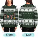 Happy,Family,Christmas - 3D Effect Family - Personalized Unisex Ugly Sweater