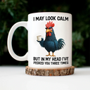Gift For Yourself,Gift For Women,Gift For Men,Funny,Gifts For Colleagues - 3D Effect Funny Chicken I've Pecked You - Personalized Mug