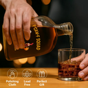 Funny, Gift For Yourself, Gift For Women, Gift For Men, Farm, Gifts For Colleagues, Gift For Bestie - 3D Effect Funny Chickens F-CAW-F Squad - Personalized Whiskey Bottle