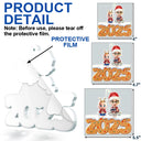 Gift For Kids,Gift For Grandkids,Gift For Grandpa,Gift For Grandma,Gift For Mother,Gift For Father,Christmas,Happy - 3D Effect Kid Baby Sitting Christmas Gingerbread - Personalized Custom Shaped Acrylic Ornament