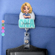 Nurse, Proud, Vector - 3D Effect Nurse Name Job Title - Personalized Badge Reel