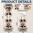 Gift For Yourself,Reading - 3D Effect Reading Woman Man Kid Family - Personalized Custom Shaped Leather Magnetic Bookmark