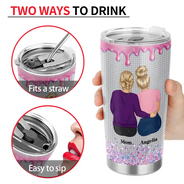 Gift For Daughter, Mom - Daughters (Adult), Gift For Women, Love, Top Market - 3D Effect Sometimes You Forget You Are Awesome - Personalized Tumbler