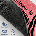 3D Effect Teacher Welcome To Classroom Faux Glitter Effect - Personalized Doormat