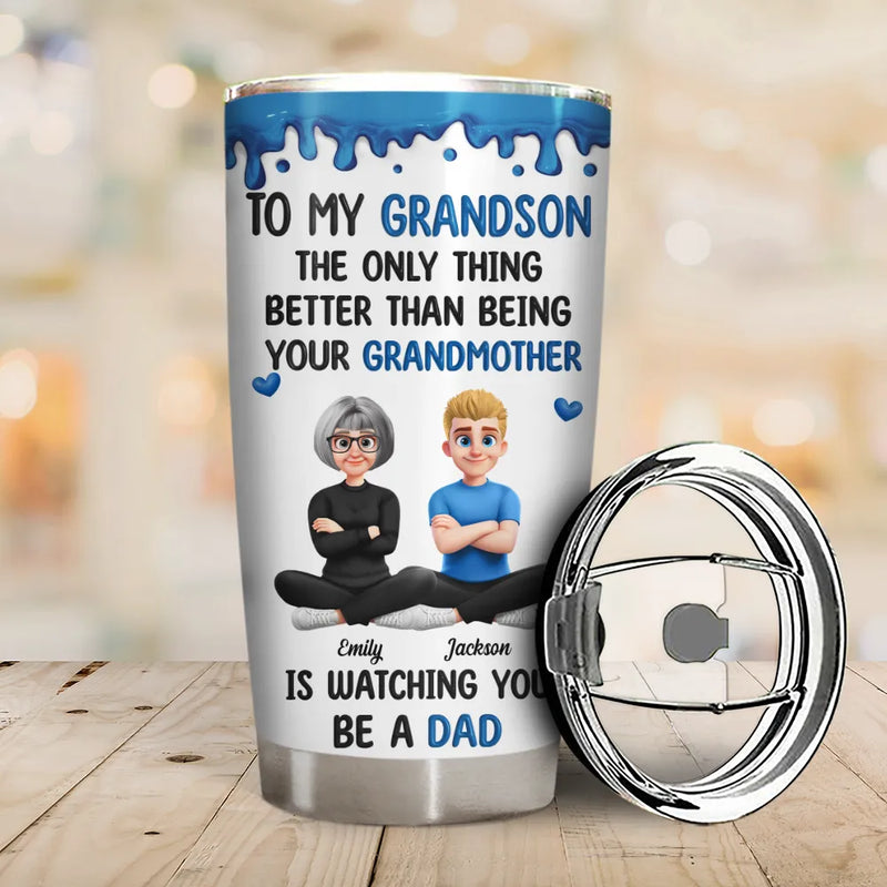 Gift For Daughter,Happy,New Mom,Gift For Women,Top Market,Dad - Daughters (Adult),Gift For Son,Mom - Sons,Dad - Sons,Gift For Grandkids,New Dad - 3D Effect The Only Thing Better Than Being Your Father Mother - Personalized Tumbler