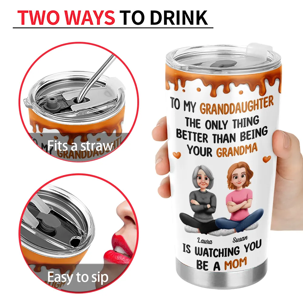 Gift For Daughter,Happy,New Mom,Gift For Women,Top Market,Dad - Daughters (Adult),Gift For Son,Mom - Sons,Dad - Sons,Gift For Grandkids,New Dad - 3D Effect The Only Thing Better Than Being Your Father Mother - Personalized Tumbler