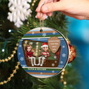 Gift For Couples, Travel, Christmas, Happy - 3D Effect Travel Couple Adventure Together Since - Personalized 2-Layered Mix Ornament