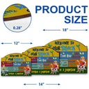 Gift For Couples,Gift For Husband,Gift For Wife,Gift For Boyfriend,Gift For Girlfriend - 3D Effect Welcome To Our Pool - Personalized Custom Shaped Wood Sign