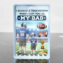 Gift For Father, Dad - Sons, Dad - Children, Sport Dad, Basketball, Dad - Daughters (Young), Happy - 3D Figure I Got You As My Dad - Personalized Custom Shaped Acrylic Plaque