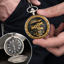 Gift For Brothers, Gift For Sibling, Cousin, Gift For Men, Happy - 3D Metal Effect Brothers A Bond That Can't Be Broken - Personalized Pocket Watch