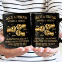 Gift For Brothers,Gift For Sibling,Cousin,Gift For Men,Happy - 3D Metal Effect Once A Brother Always A Brother - Personalized Mug