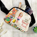 Gift For Yourself,Gift For Men,Gift For Women,Travel,Happy - 3D Person And So The Adventure Begins Travel Lover - Personalized Crossbody Belt Bag