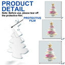 Gift For Couples,Gift For Husband,Gift For Wife,Gift For Boyfriend,Gift For Girlfriend,Parents,Gift For Mother,Gift For Grandpa,Gift For Father,Gift For Grandma,Family,Gift For Sibling,Gift For Sisters,Gift For Brothers,Gift For Bestie,Gifts For Colleagues,Christmas,Love - 3D Sea Glass Christmas Tree - Personalized Custom Shaped Acrylic Ornament