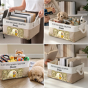 Reading,Gift For Yourself,Gift For Women,Vector,Happy - 3D Effect Just A Girl Who Loves Books - Personalized Storage Basket