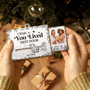 Gift For Bestie,Gift For Sisters,Love,Christmas - Custom Photo Bestie Long Distance The Miles Don't Matter - Personalized Wooden Slide Ornament