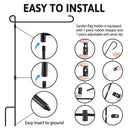 Warning Area Patrolled By Dogs And Cats - Outdoor Home Decor Gift For Pet Lovers - Personalized Flag