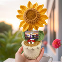 Family,Memorial,Love - Memorial Be The Things You Loved The Most - Personalized Crochet Plant Pot