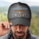 Pet Lovers,Dog Lovers,Cat Lovers,Funny - A Man And His Dog Because People Suck 3D Effect - Personalized Classic Cap